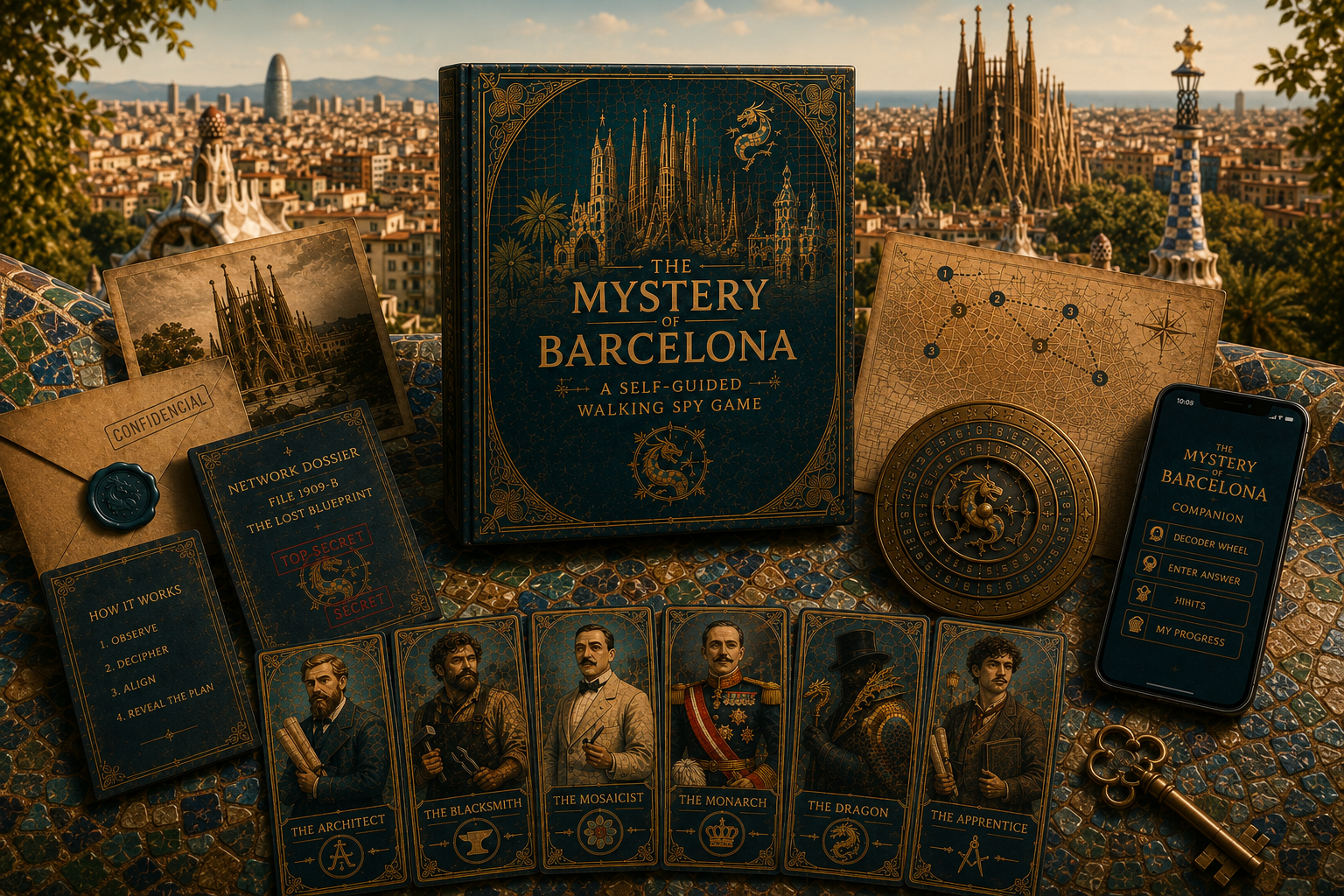 The Mystery of Barcelona — a self-guided Gaudí walking mystery